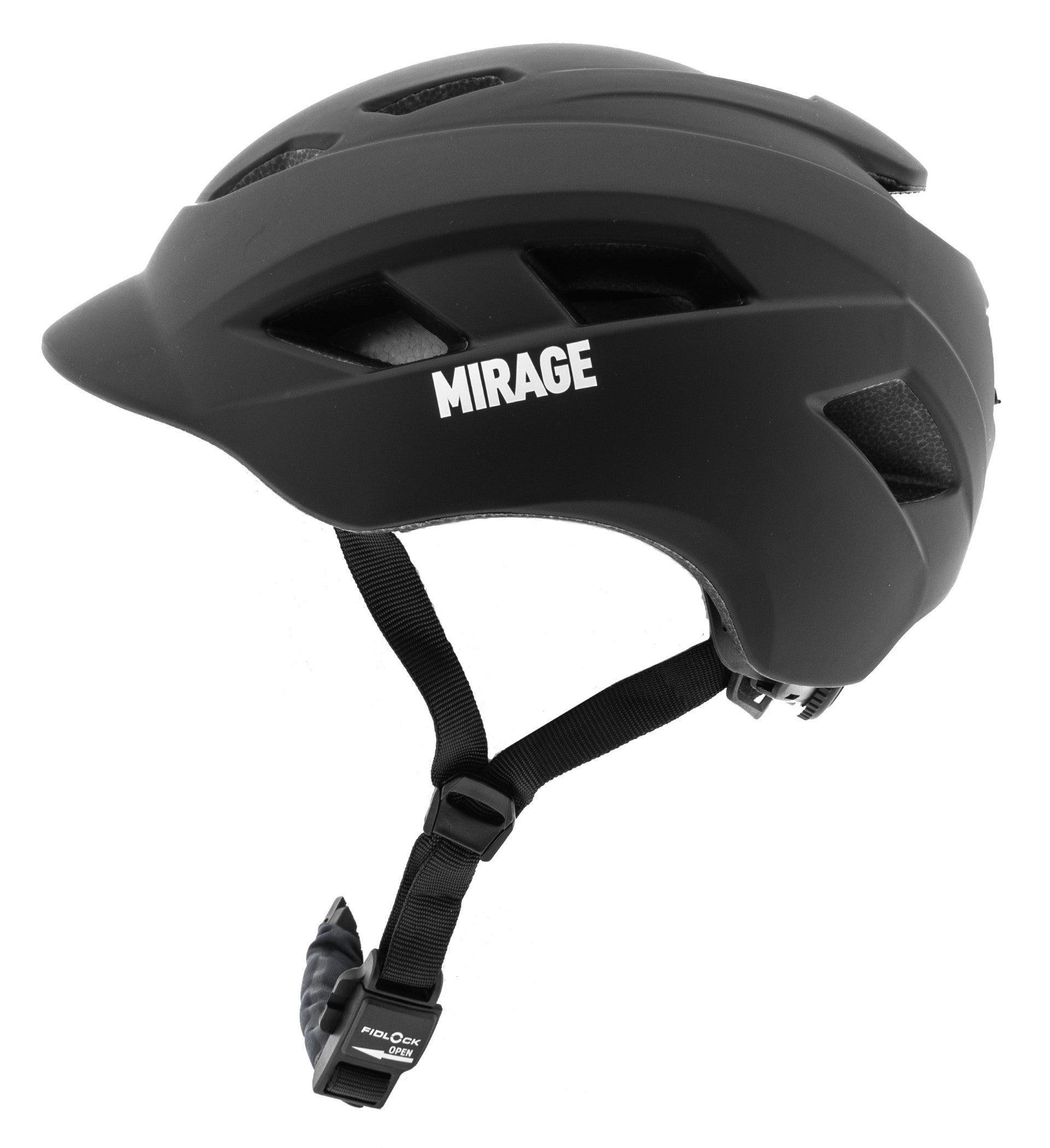 Mirage helm City/E-bike mat zwart M 55-58cm