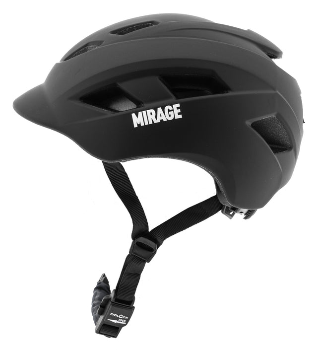 Mirage helm City/E-bike mat zwart L 58-61cm