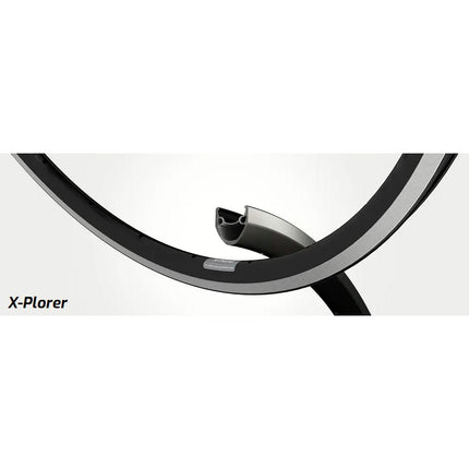 Ryde velg X-plorer R 28"/622 32g 14G CNC alu zilver