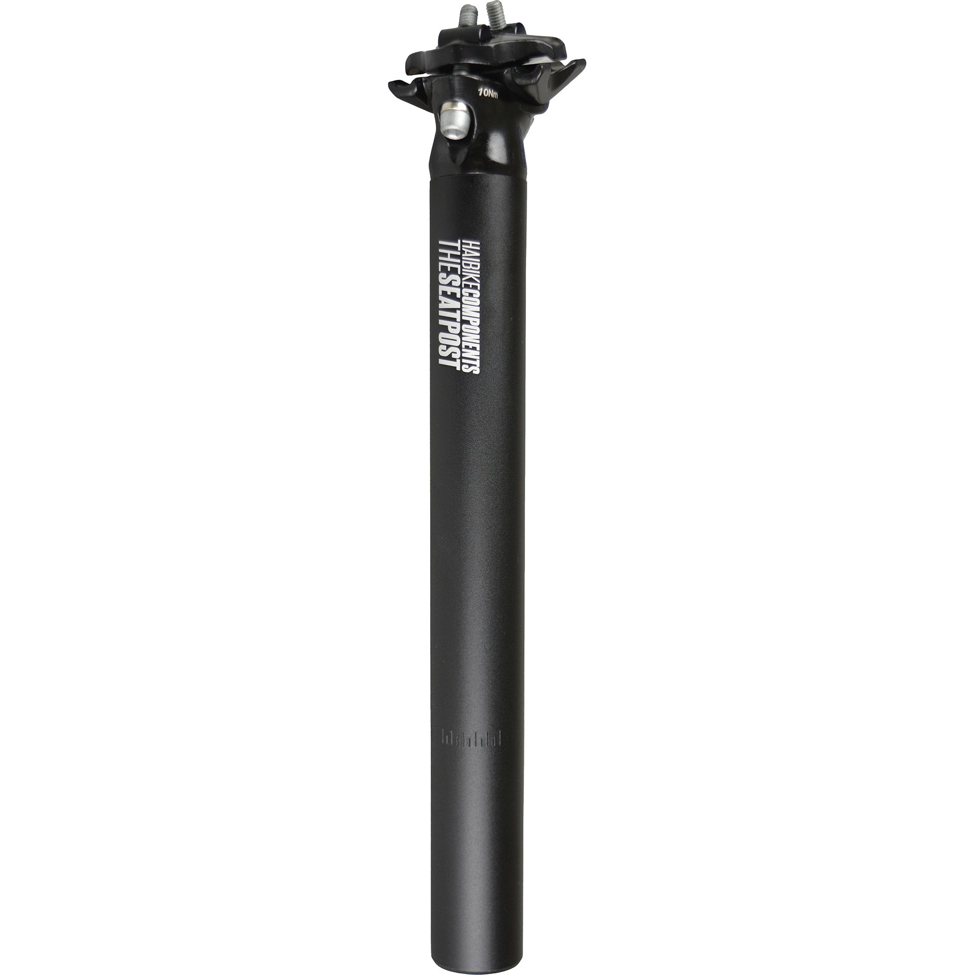 Zadelpen ATB/Race alu. 31.6 zwart 300mm Logo Haibike