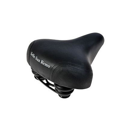 Selle San Remo zadel 3220 citybike vinyl zwart