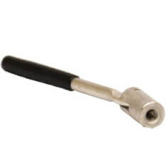 Zadelpenbout-snelspanner 8mm RVS (o.a.huurfiets)