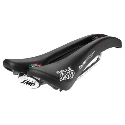 SMP zadel Pro Blaster zwart met RVS rail