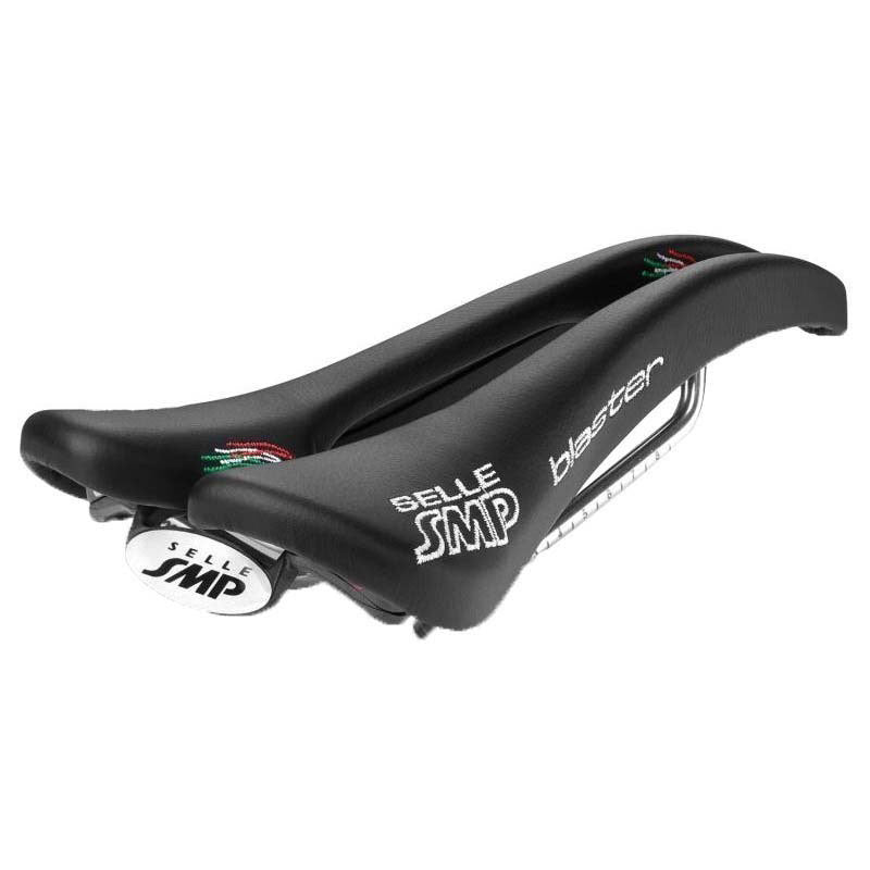 SMP zadel Pro Blaster zwart met RVS rail