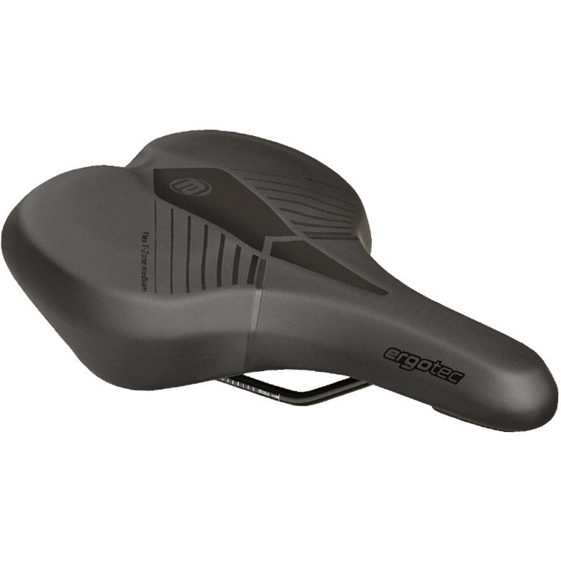 Ergotec zadel Comfort Plus 260 x 218mm PU zwart