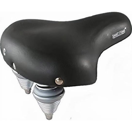 Selle Comfort zadel Retro M zonder strop memory foam zwart
