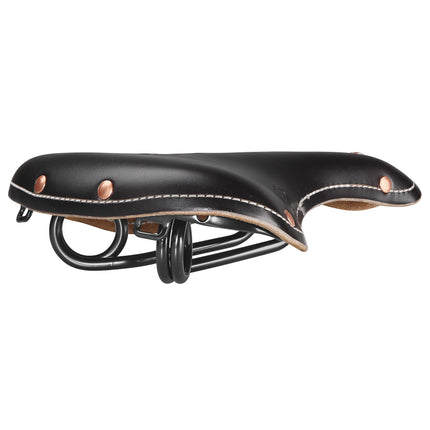 Monte Grappa zadel Old Frontiers Classic leer zwart
