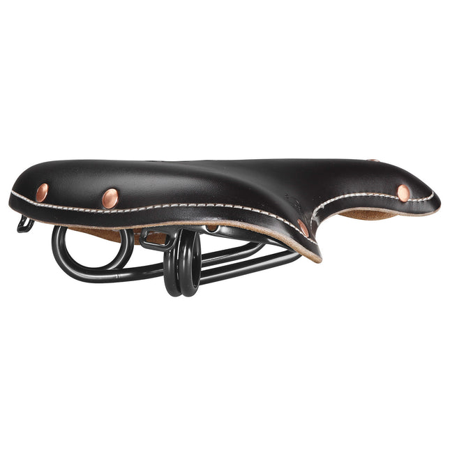 Monte Grappa zadel Old Frontiers Classic leer zwart