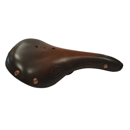 Selle Monte Grappa Old Frontiers Classic cuir marron foncé
