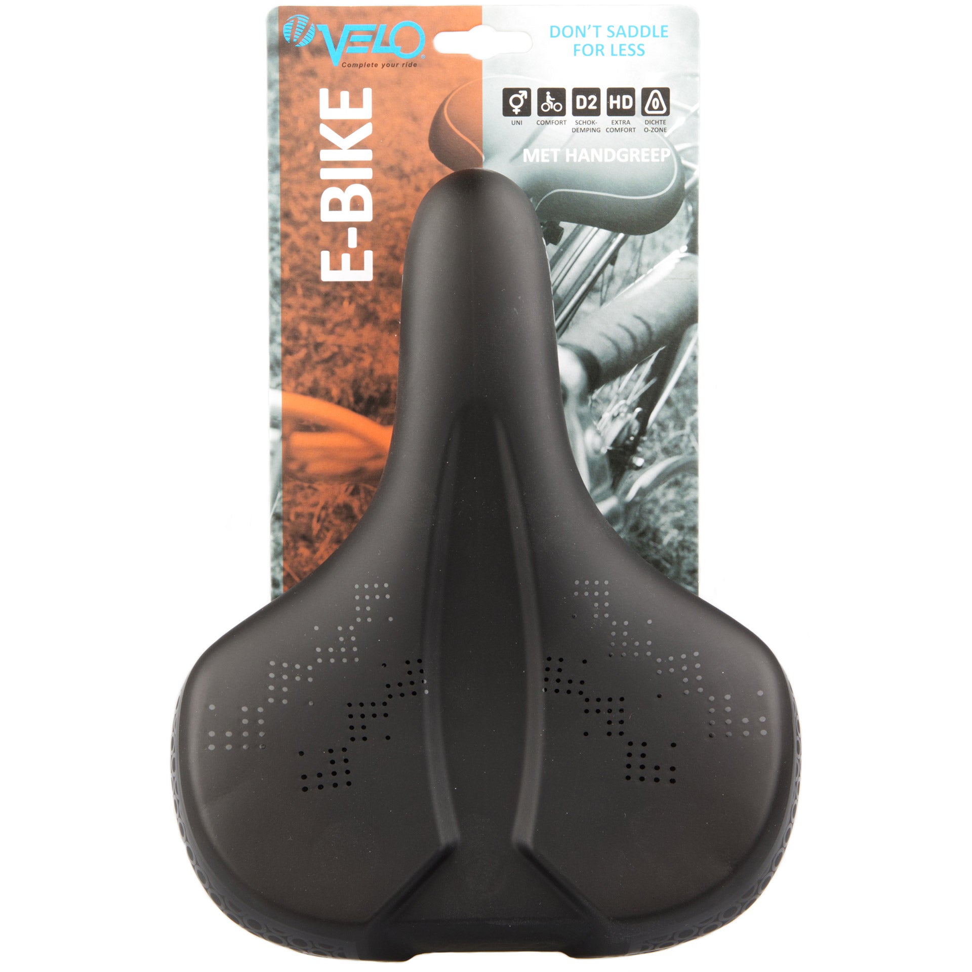 Zadel Velo E-bike met handgreep Comfort (op kaart)