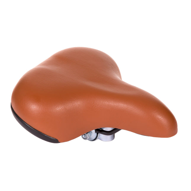 Mirage zadel Comfort met elastomeer bruin