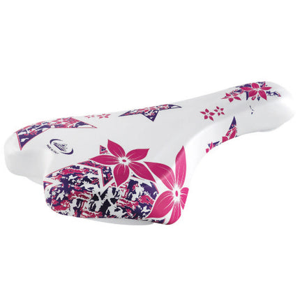 Monte Grappa children's saddle Magic 24" white/pink
