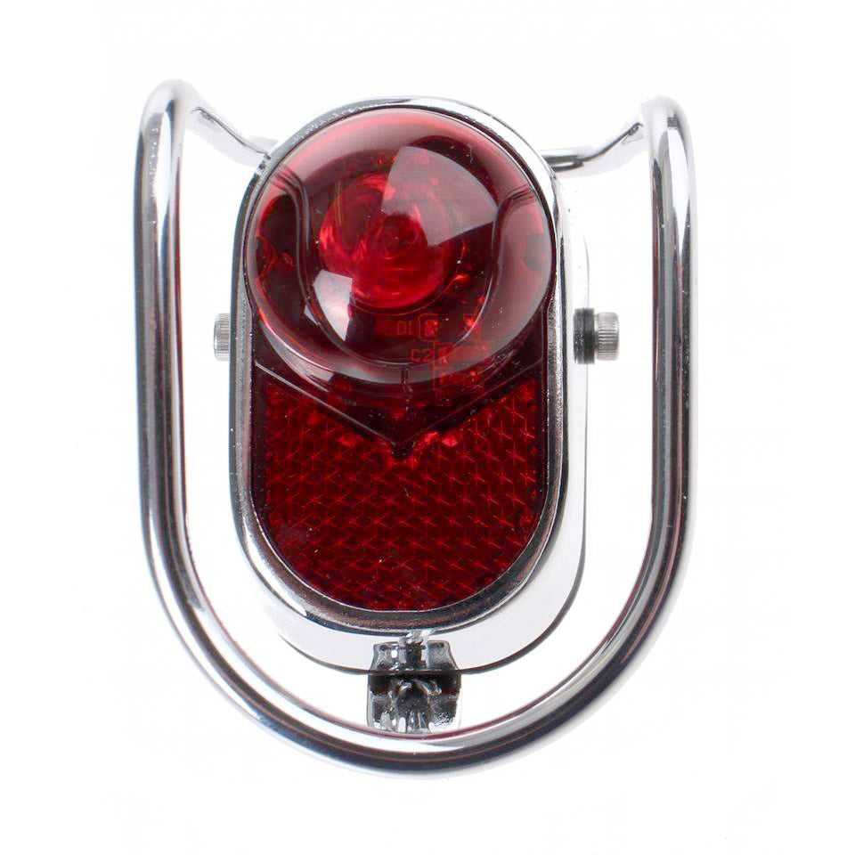 VWP Retro achterlicht chrome Old Dutch led (zonder batt.)