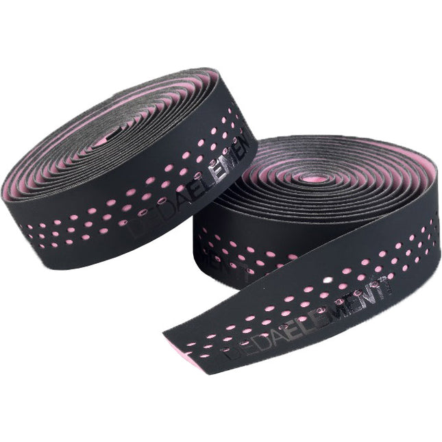Deda stuurtape Presa 210x30mm 3mm zwart/roze