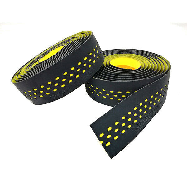 Deda stuurtape Presa 210x30mm 3mm zwart/geel