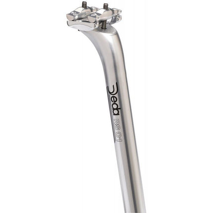 Tige de selle DEDA RS 01 27.2 alu couleur argent mat
