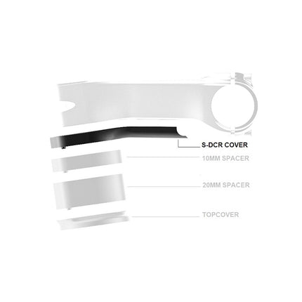 Deda cover Superbox 90mm nylon black