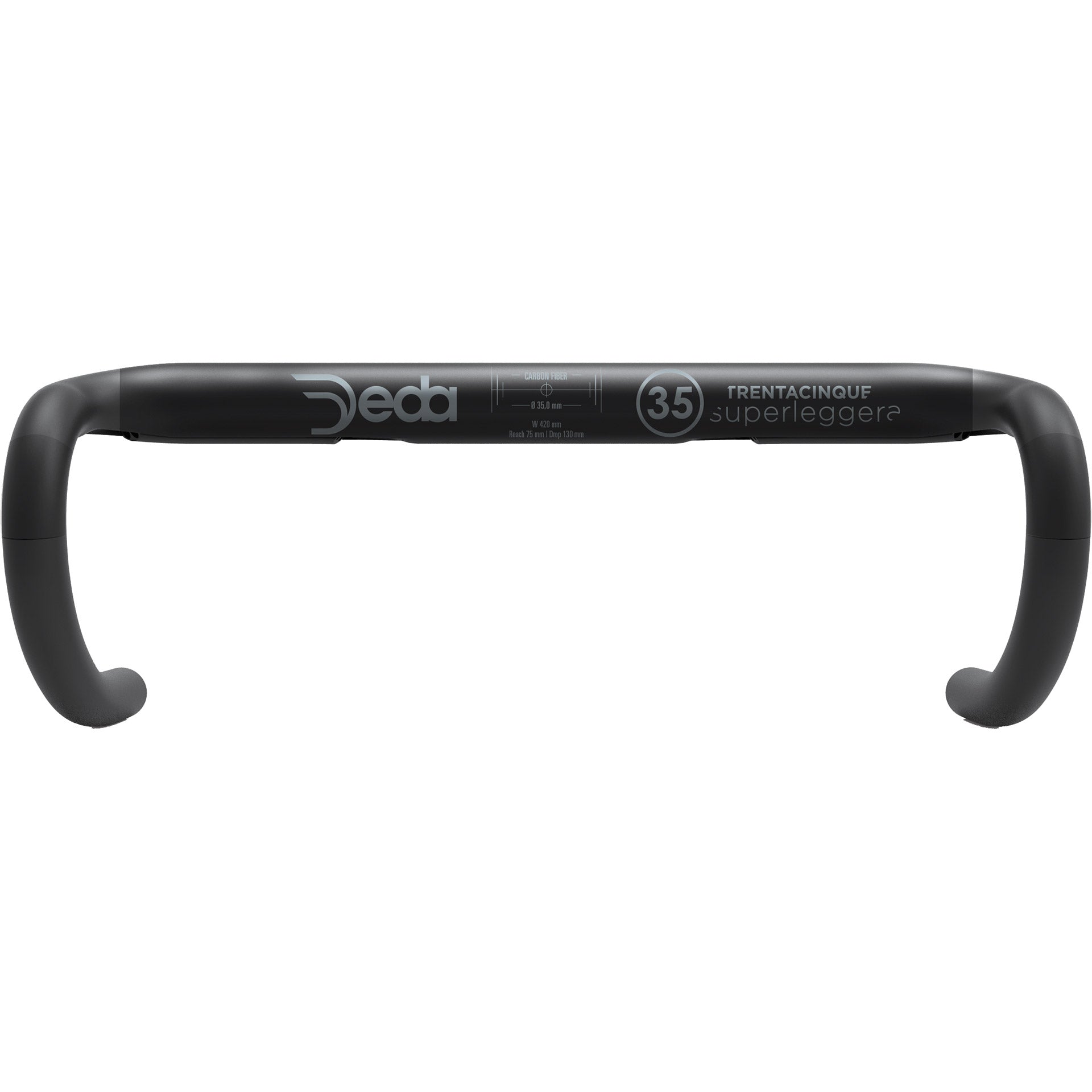 Deda stuur Superleggera 35 carbon 44cm POB
