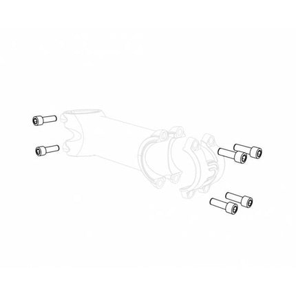 Deda Schroef M5X18 CrMo Zwart