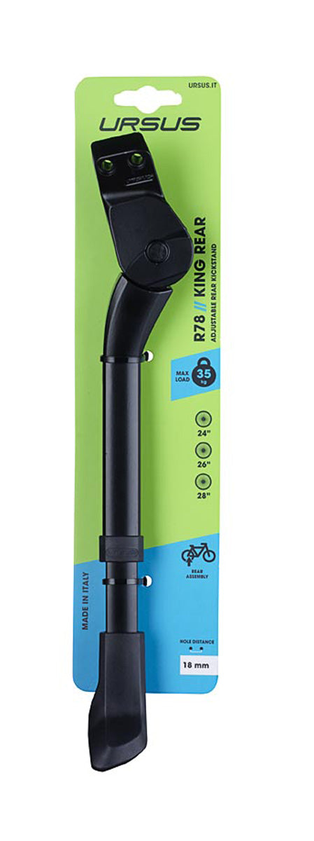 Ursus béquille arrière R78 King Evo R18 noire