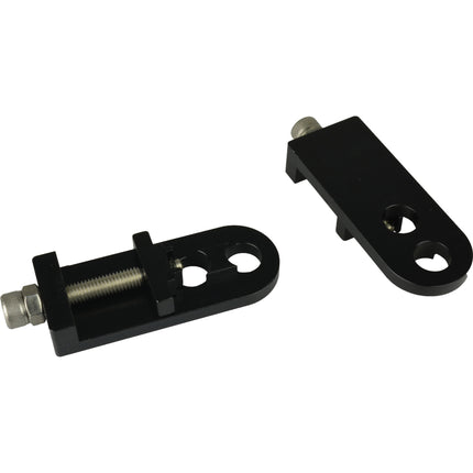 VWP Kettingspanner BMX CNC alu voor 3/8"as black (P/2)