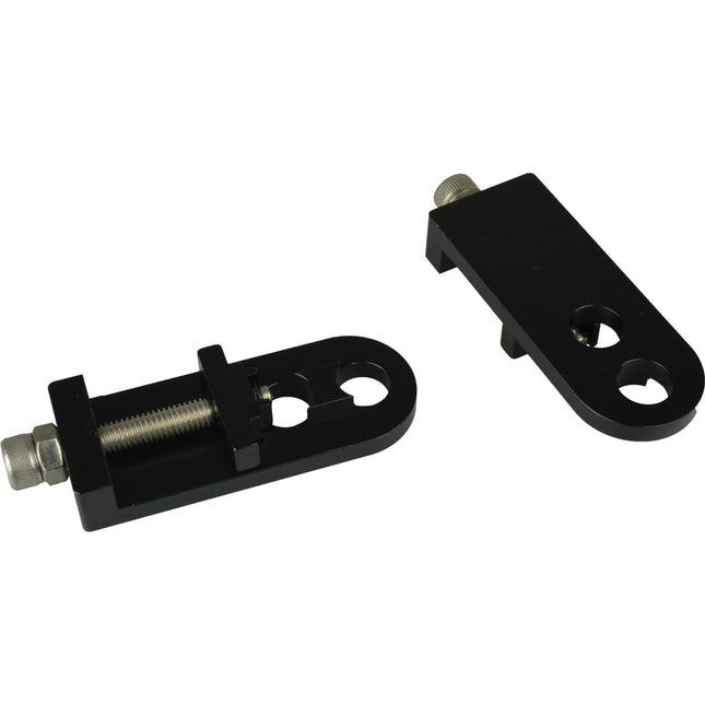 VWP Kettingspanner BMX CNC alu voor 3/8"as black (P/2)