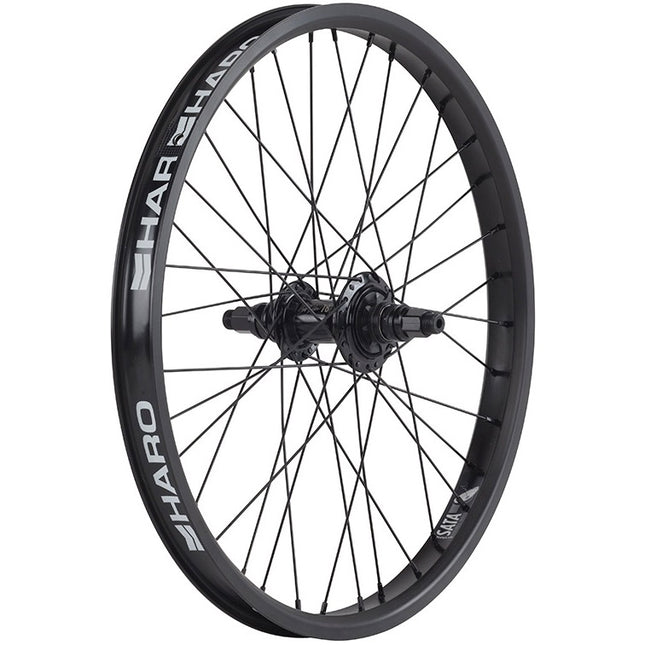 Haro achterwiel 16" 9T driver 14mm as zwart