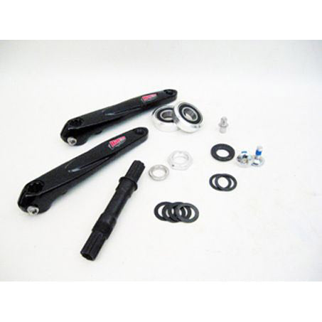 Haro 96606 crankstel Forged Cromo 3pc 180mm zwart