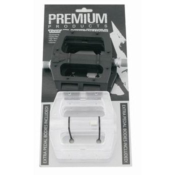 Haro Premium 75770 pedalen  Slim plastic +extra body clear