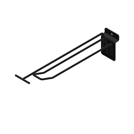 Double D louver hook 200 mm Ø4 with black pendulum