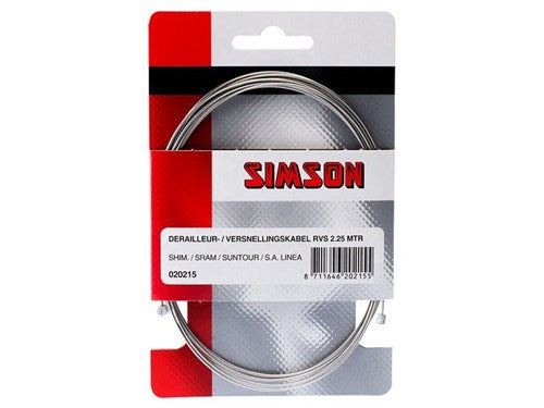 Simson Binnenkabel versnelling derailleur RVS