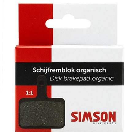 Simson Schijfremblokken Organisch Shimano Tektro