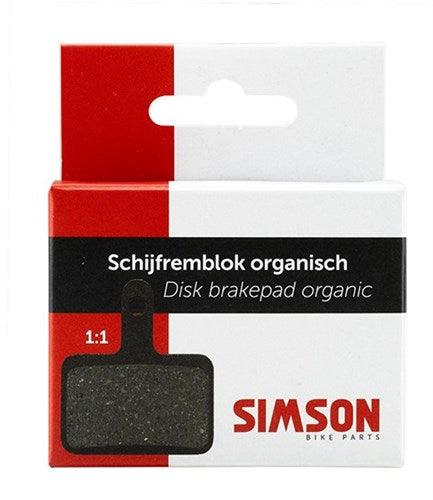 Simson Schijfremblokken Organisch Shimano Tektro