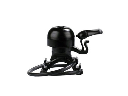 Simson Fietsbel Micro 23mm rubber elastiek bevestiging zwart