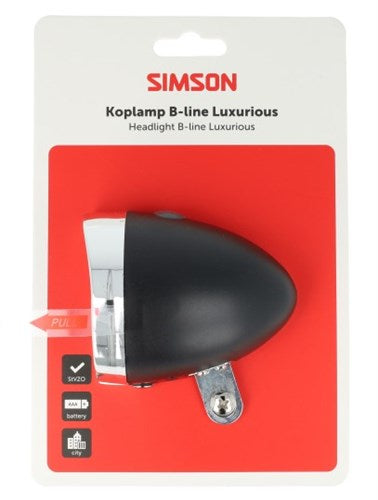 Simson Batterij koplamp Classic Luxurious