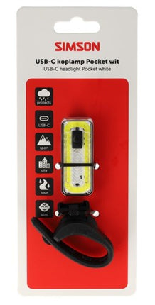 Simson USB-C LED lamp Pocket wit