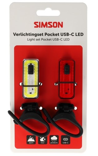 Simson Aurora verlichtingset Pocket