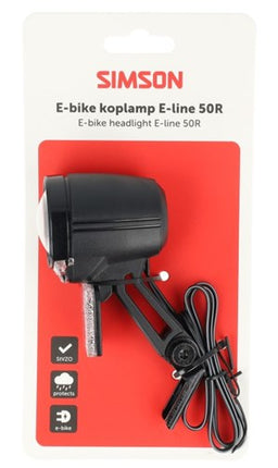 Simson Aurora koplamp E-line 50R