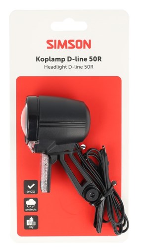Simson Aurora koplamp D-line 50R