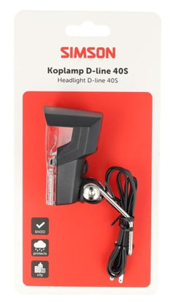 Simson Aurora koplamp D-line 40S
