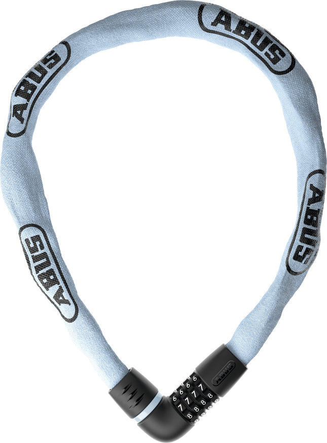 Abus kettingslot code Tresor 6807C/110 light blue