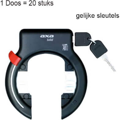 DS Axa ring lock Solid with identical key