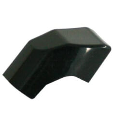 Axa lock button Solid black angled
