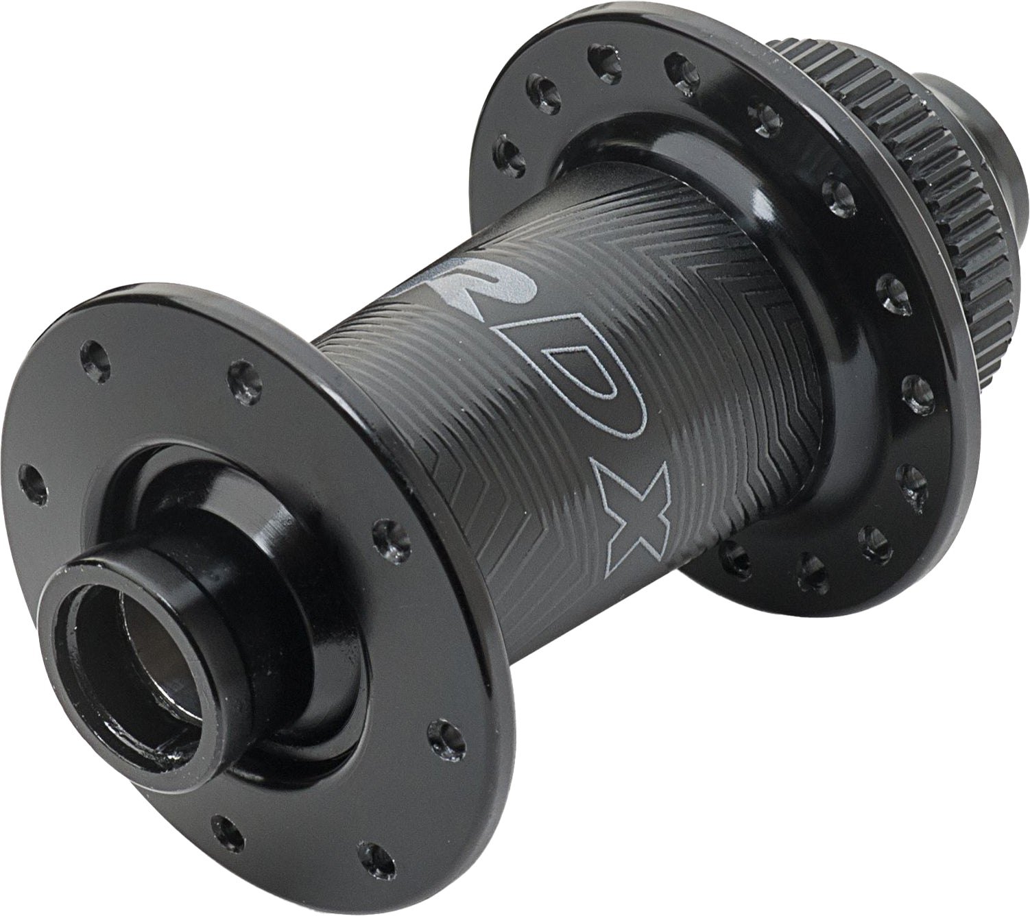Miche voornaaf R-DX 28g TX12 centerlock steekas of QR zwart