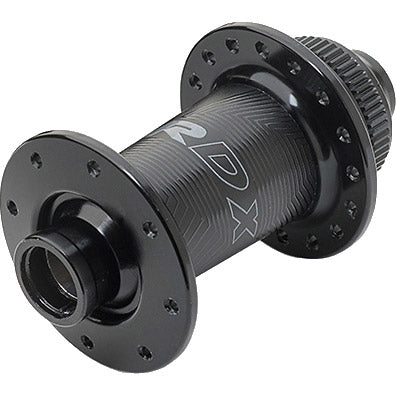 Miche voornaaf R-DX 28g centerlock TX12 steekas zwart
