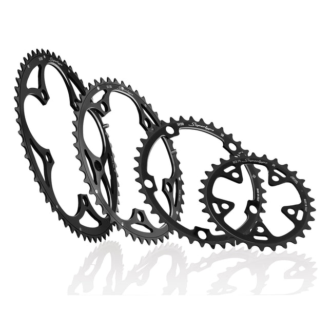 Miche kettingblad Supertype 130/42T shimano triple zwart