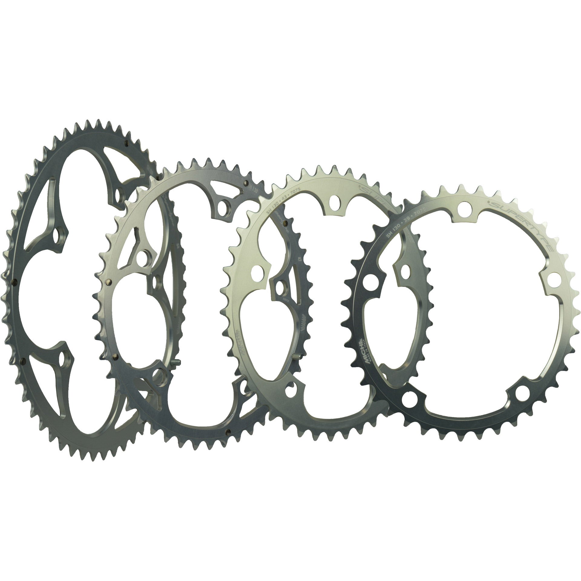 Miche kettingblad Shimano 43T 3/32" 43/130 Supertype zilver