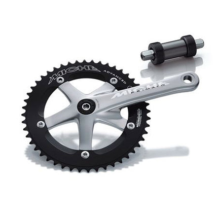 Miche Crankstel Piste Advanced 170mm 52tds. 1/8 zilver