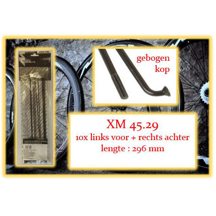 Miche rayon+écrou. 10x LV+RA XM 45.29