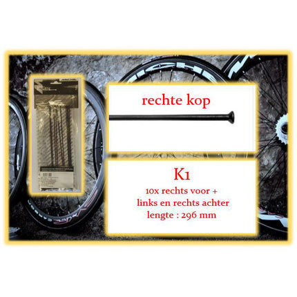 Miche spoke+nip. 10x LF+RV+LA K1